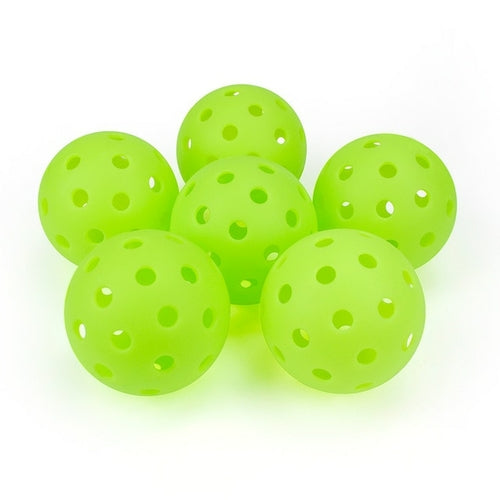 12 Pcs Pickleball 74mm Durable 26g Outdoor Pickleballs 40 Holes