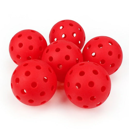 12 Pcs Pickleball 74mm Durable 26g Outdoor Pickleballs 40 Holes